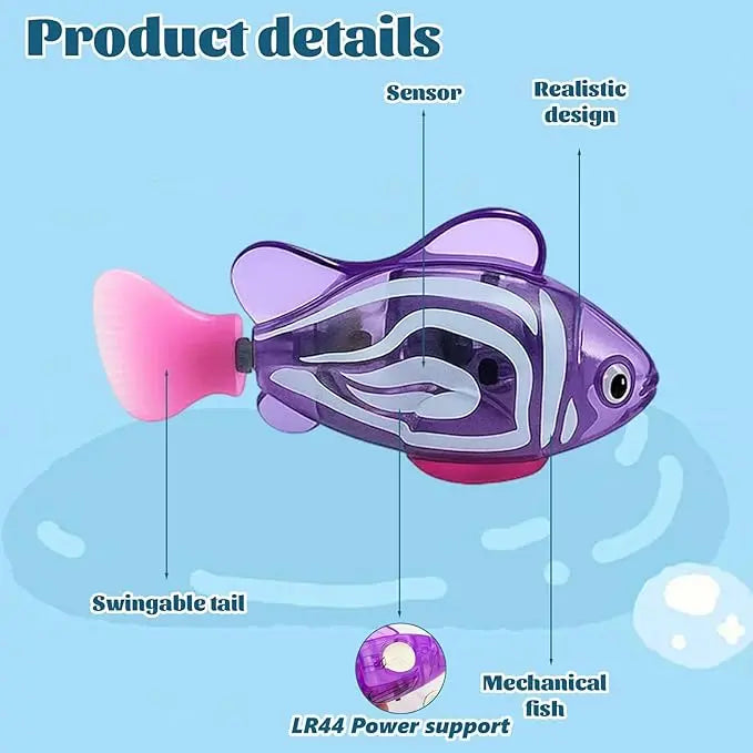 Magic Swimming Fish™ — Light-Up Bath Toy