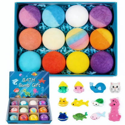 6-Piece Dinosaur Surprise Toy Bath Bomb Set