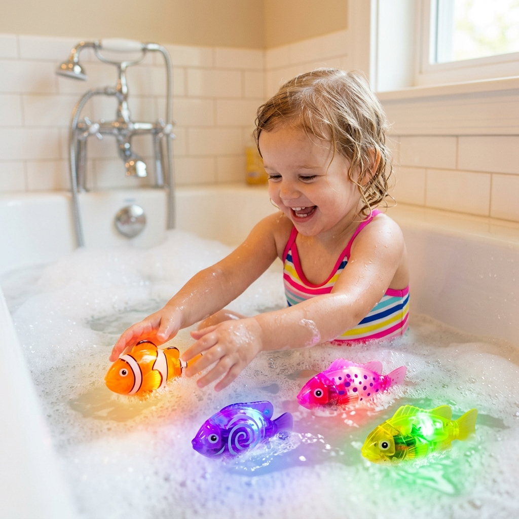 Magic Swimming Fish™ — Light-Up Bath Toy