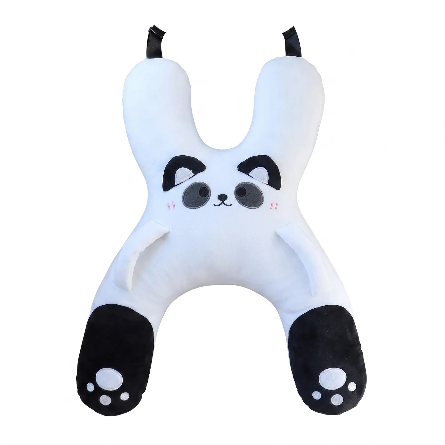 Kivio Snoozy Plush travel cushion in panda design